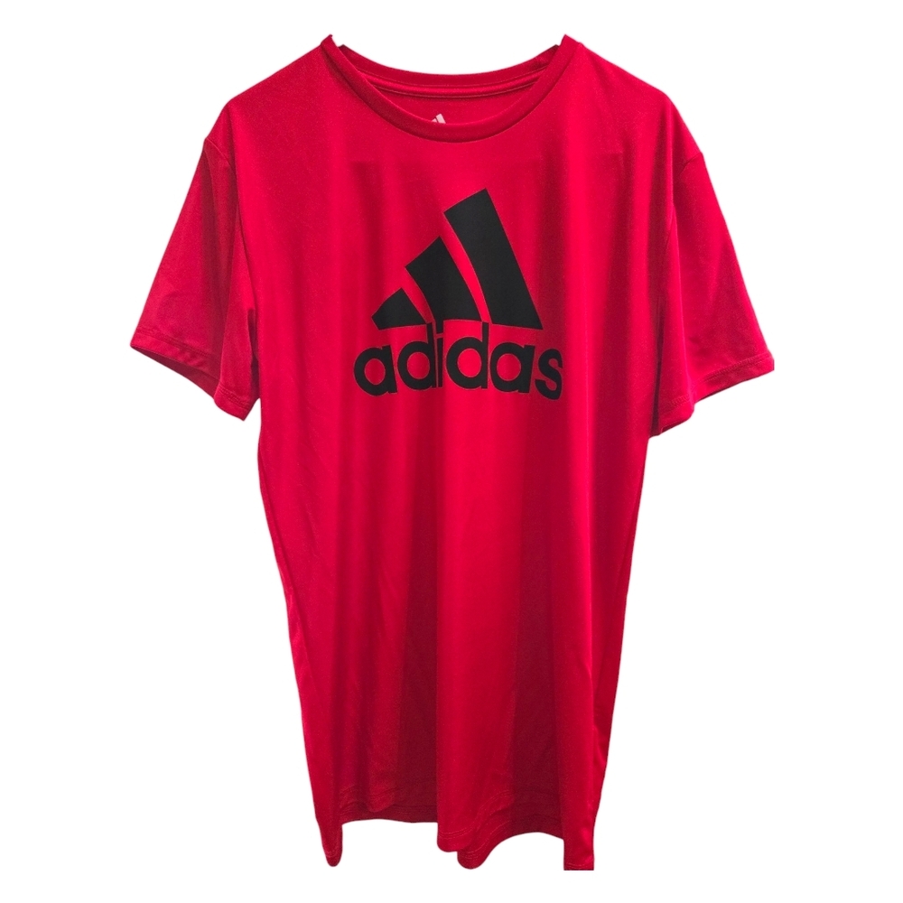 Adidas Boys Bold Red Tee XL TALL (18-20)